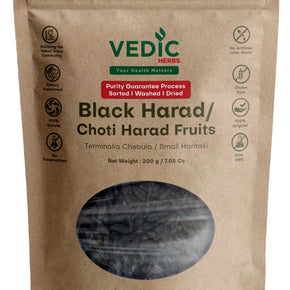 Vedic Herbs Black Harad/ Choti Harad Fruit