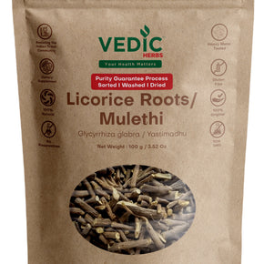 Vedic Herbs Licorice Root / Mulethi