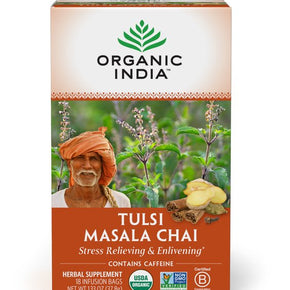 Tulsi Tea Chai Masala (18 count) - Organic India