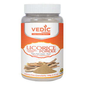 Vedic Licorice (Yashtimadhu) Powder | Supports Gastric and Oral Health