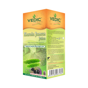 Vedic Karela Jamun Juice 1L | Supports Healthy Blood Sugar Level